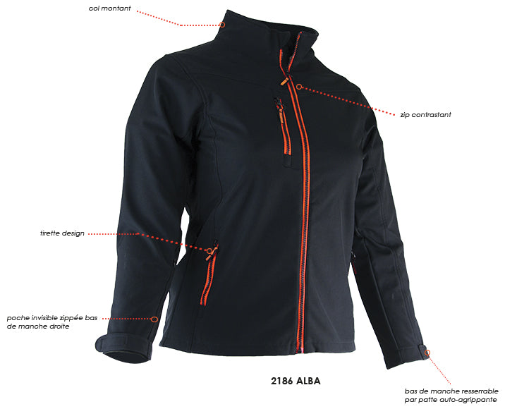 VESTE SOFTSHELL ALBA FEMME
