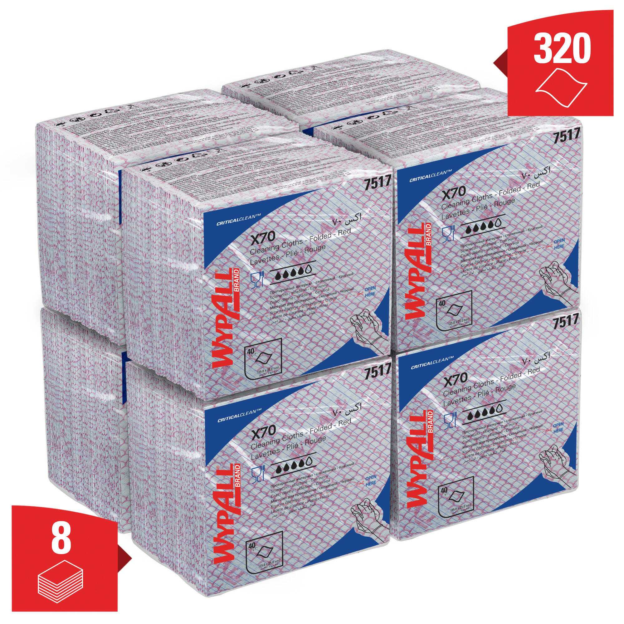 WYPALL X70 - 7517 LAVETTE DE NETTOYAGE